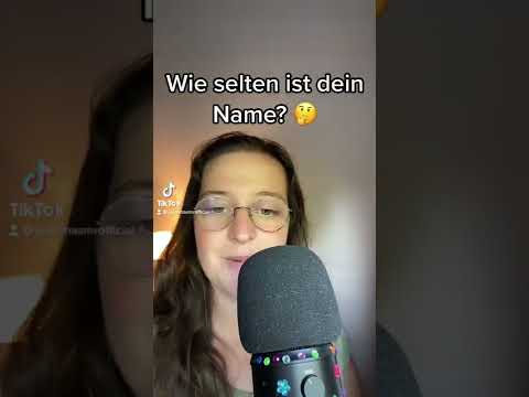 Wie selten ist dein Name? 🤔😴 #shorts #shortsvideo #asmr