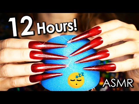 ASMR Sleep 😴 Deep Brain MASSAGE & SCRATCHING (12 Hours No Talking)