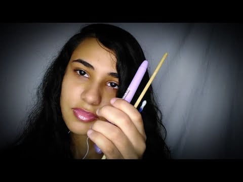 ASMR: MOVIMENTO NA LENTE ,PRA VOCÊ RELAXA!(COM TRÊS OBJETOS)