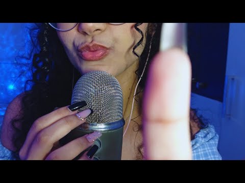 ASMR GATILHOS VISUAIS l TOQUE NA TELA l CARINHO EM VOCÊ l BEIJINHOS