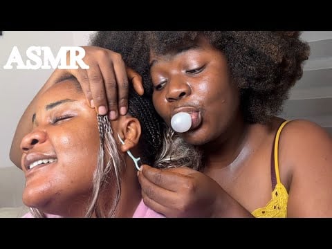 ASMR✨DENTAL FLOSSING YOUR DIRTY EARS PLUS HAIR PULLING UNTIL YOU FALL ASLEEP 