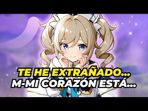 BÁRBARA te CONFIESA su AMOR! 🩵🎶 | ASMR Anime Roleplay GENSHIN IMPACT