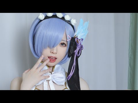 ASMR RE:Zero Rem 💕 Relaxing Ear Blowing😴