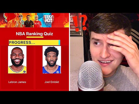 Ranking The Best NBA Players This Season ( ASMR )