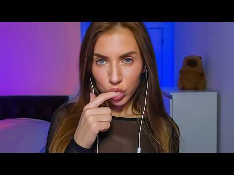 ASMR French kisses with marshmallows 1 hour