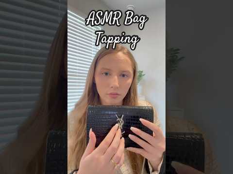 ASMR Bag Tapping 🩶 #asmrvideos #asmrsound #shorts #tinglesasmr #asmr