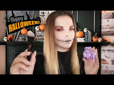 (Magyar ASMR) Barátnőd elkészíti a Halloweeni sminked 👻🎃| Roleplay