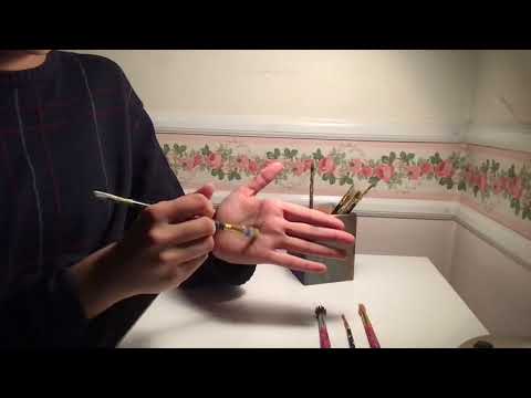 asmr with paintbrushes 🎨 | lofi, dark & light triggers, fast & aggressive