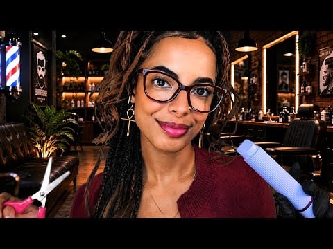 ASMR ROLEPLAY A Filha do Barbeiro Faz a Sua Barba ✂️💈