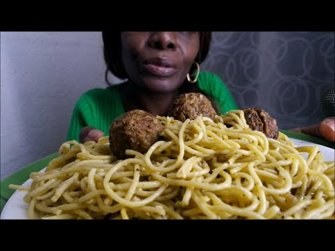 Eating Spaghetti 3D ASMR And Meatballs Hot Chocolate