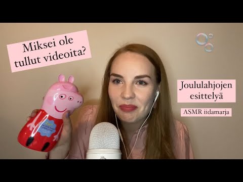 ASMR SUOMI ❄️ Kuulumisia ja joulu- & synttärilahjojen esittelyä! 🤫