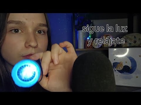 Asmr sigue la luz con la mirada... sin desviarte y duerme rápido