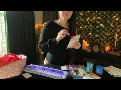 ASMR Beauty Supply Store Checkout | Scanning, Typing, Rummaging, Crinkles