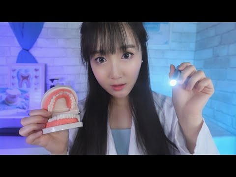 ASMR Dentist Role PlayㅣDental Clinic🦷 for Teeth Checkup, Cleaning, Scaling, Tooth Extraction, Cavity