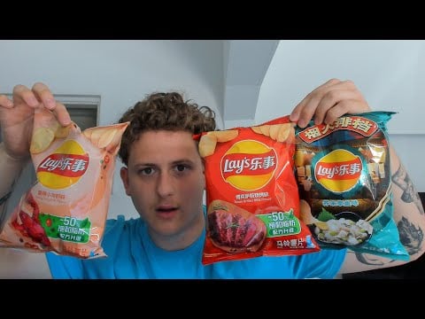 ASMR LAY’S Chips… WTF ARE THESE🤣?