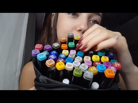 ASMR A MENINA QUE VOCÊ ESTÁ AFIM QUER PINTAR SEU ROSTO🎨🎨| ASMR VISUAL