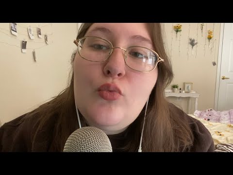 ASMR Kisses (with different lipsticks)