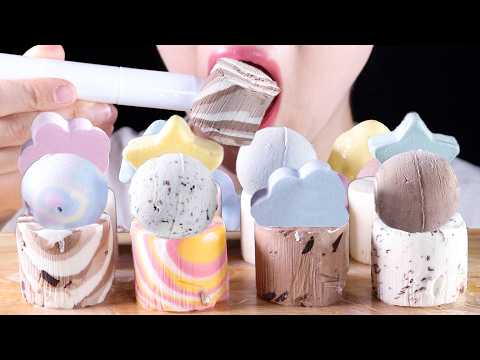 ASMR Baskin Robbins Ice Cream Cake | Soft & Icy Eating Sounds No Talking Mukbang