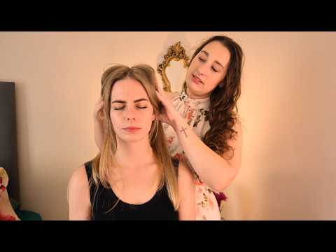 ASMR / Massage Techniques for Headaches / Soft Spoken on a Real Person