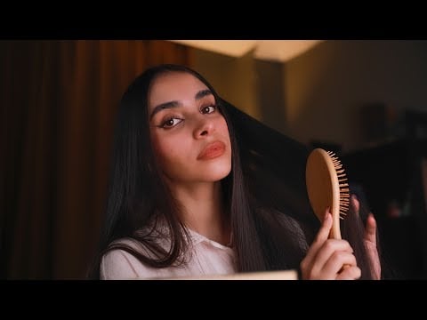 Persian ASMR | موهات رو نوازش میکنم تا خوابت ببره💤😴