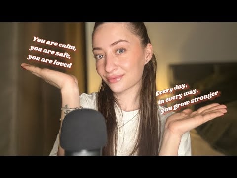 ASMR ✨positive affirmations & deep mic scratching✨
