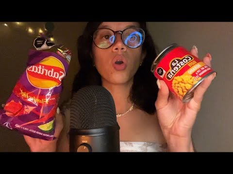 ASMR con sabritas flaming hot 🥵 preparadas 