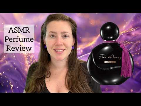 (ASMR) Perfume Review - Avon Far Away Beyond Intense  - Glass Tapping & Whispering