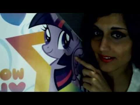 My Little Pony Friendship is magic Rainbow Pony Power Toy Poster 2014 Video (Review)