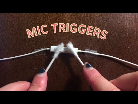 LOFI ASMR earphone mic triggers to help you sleep | no talking