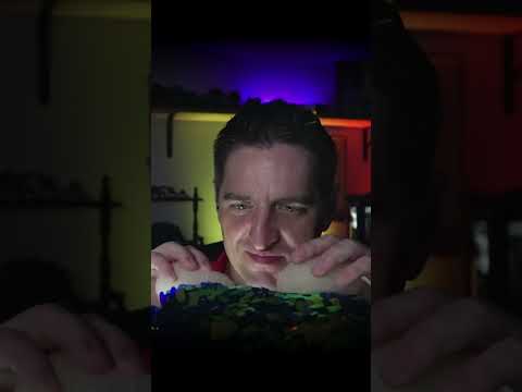 Scrub Sequins Fabric With Echo #ASMR #Relaxing #crinklesounds