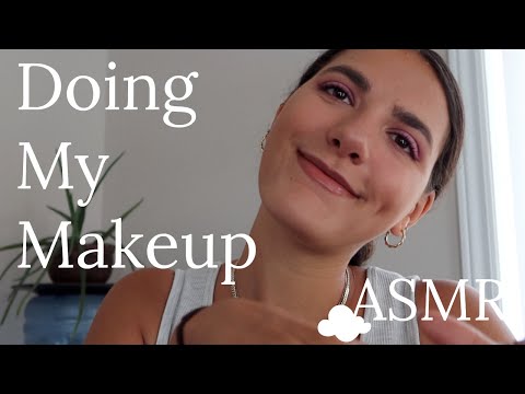 ASMR DOING MY MAKEUP (finding happiness when feeling low)