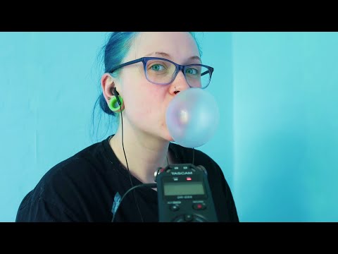 ASMR Bubblegum Blowing, Typing, Laptop Clicking & Whispers 😴