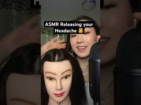ASMR Tapping and Plucking your Headache away - full massage on my TikTok @Sukie_asmr