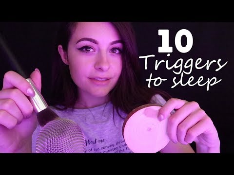 ASMR ⚪️ 10 TRIGGERS POUR DORMIR 😍