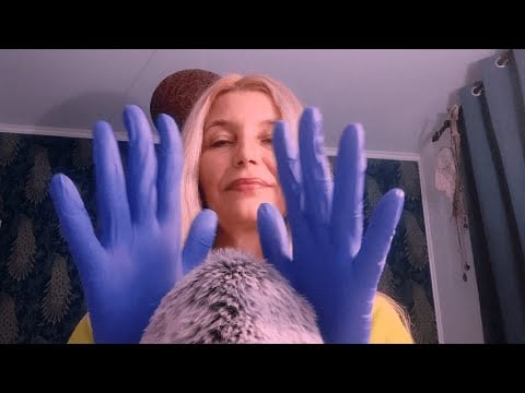 🎧 Tingly Glove Sounds | Latex & Nitrile ASMR with Fluffy Mic (No talking)