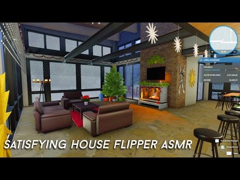 House Flipper ASMR | Let's Flip a Modern Winter House 🏠 Soft spoken