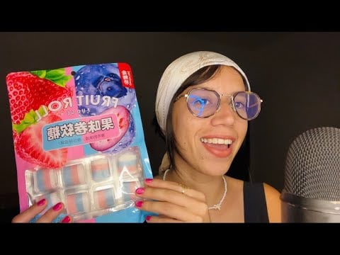 ASMR probando dulces coreanos raros 