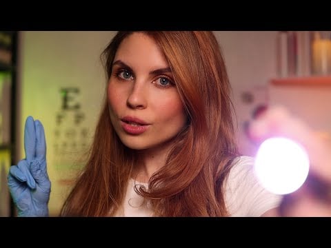 ASMR Extremely Detailed EYE EXAM *Light Triggers,Vision Tests,Color Blindness* Medical Roleplay