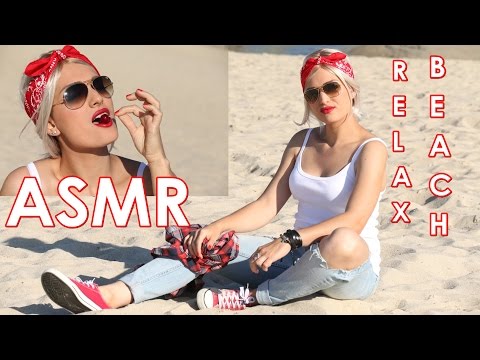 ASMR | 💆🌴 MASAJE EN LA PLAYA |Relajación guiada con HISTORIA y arena