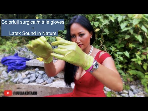 ASMR Latex Gloves No Talking - Julia Kotaku