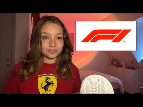 ASMR | Formula 1 Whisper Ramble! 🏎️❤️‍🔥(close up whispers & baku gp yap) 