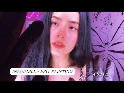Spit Painting + Inaudible 💗| Te hago dormir en 14 minutos | Andrea ASMR 🦋