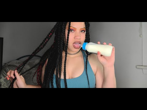 SUCKING Baby Bottle ASMR