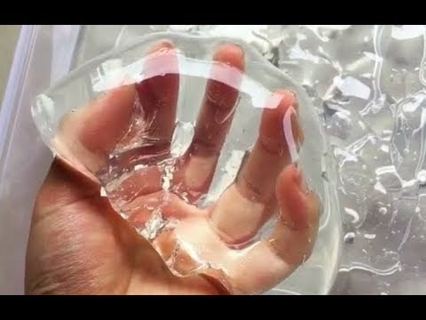 DIY CRYSTAL CLEAR SLIME (FAST & EASY**)