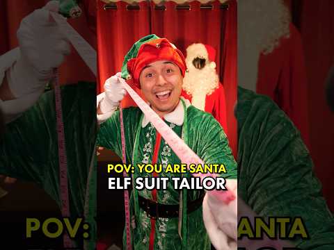 POV: You are Santa! Naughty Elf Tailors You a NEW Suit | ASMR Roleplay