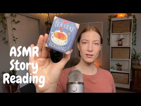 ASMR Whispered Storytime | Tea Leaf Reading | Book Reading for sleep, page turning