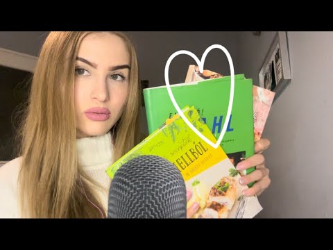 |MAGYAR ASMR| Szakácskönyvek, könyv hangok🥰 (ROLEPLAY)