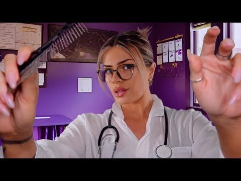 ASMR Sweet Veterinarian Brushes & Scratches Your Fur - Animal Hospital Role play 🏥 (layered sounds)