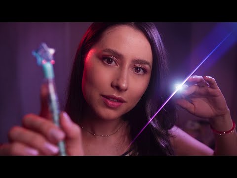 ASMR Cozy Visual Triggers for Sleep 😴 follow my instructions, blink slowly, follow the light, ...