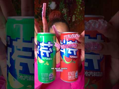 Trying Exotic Fanta Drink Flavors 🫣😲 #shorts #mukbang #asmr